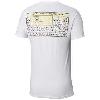 Columbia PFG Periodic Chart Graphic, Camiseta Blancos Para Hombre | 451708-FYN